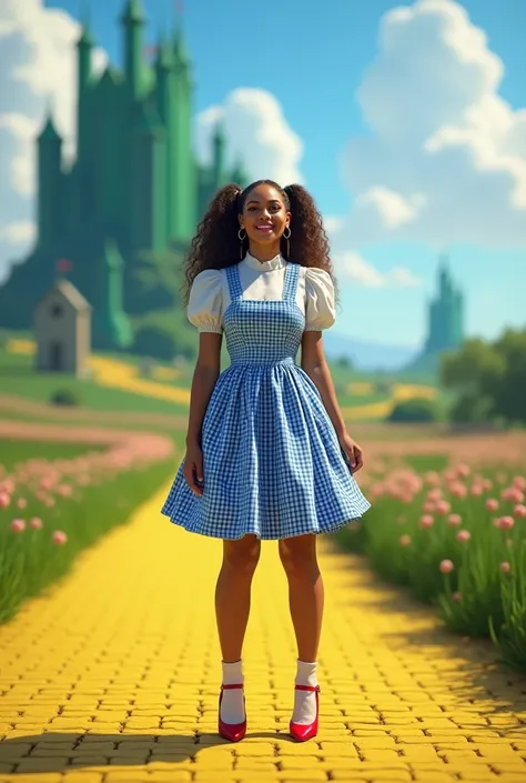 Beyoncé dressed as Dorothy from The Wizard of Oz
