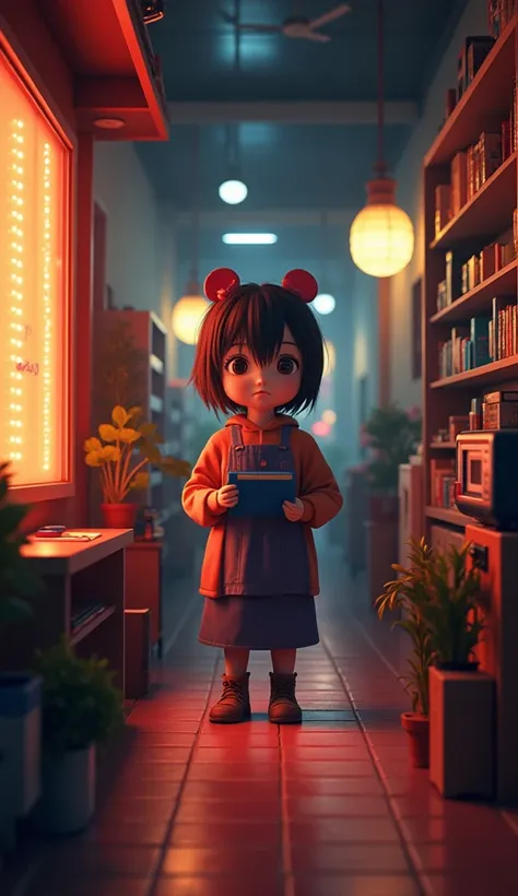 とってもかわいい anime charactersのメラニー・マルティネス,  anime characters, Unreal Engine Warm Indoor Lighting Art Station Detailed Digital Painting Character Design Mark Ryden Pixar Hayao Miyazaki Unreal 5 Dazz Hyperreal - Octane Neon Rendering