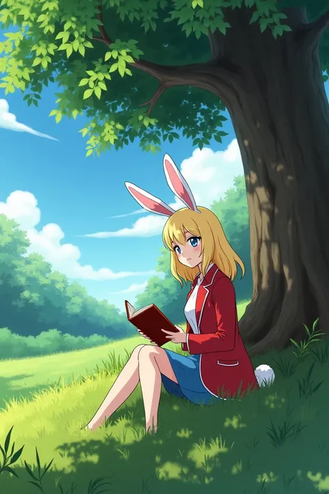     on a summer afternoon,  ALICE WAS RESTING IN THE SHADE OF A TREE ,  WHILE READING A BOOK WITHOUT PICTURES . suddenly, ALICE, SHE SAW A MAN RUNNING  . THE MAN WORE A RED JACKET ,  HAD RABBIT EARS AND CARRIED A HUGE POCKET WATCH.  SHE LOOKED AT THE GOLD ...