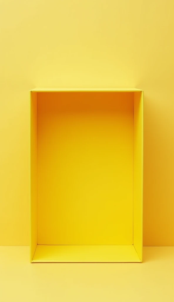 rectangular open yellow box 