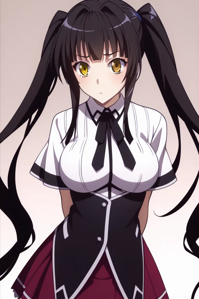 nsfw,nude,best quality, masterpiece, highres, score_9, score_8_up, score_7_up, source_anime,high school dxd,nurakami,dark brown ...