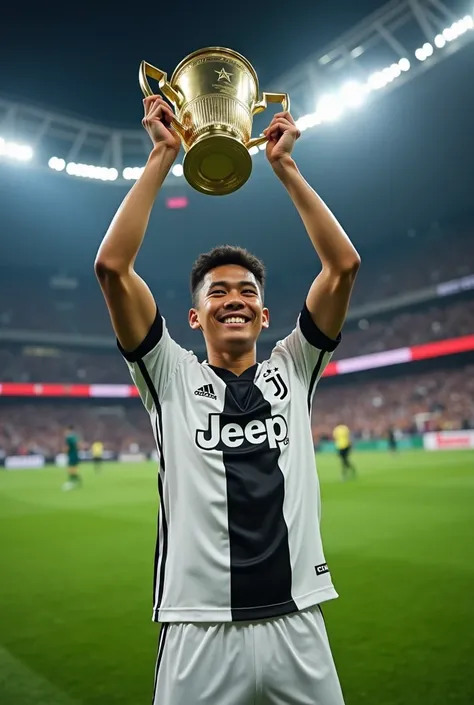 Rizki lifted his first trophy at Juventus.