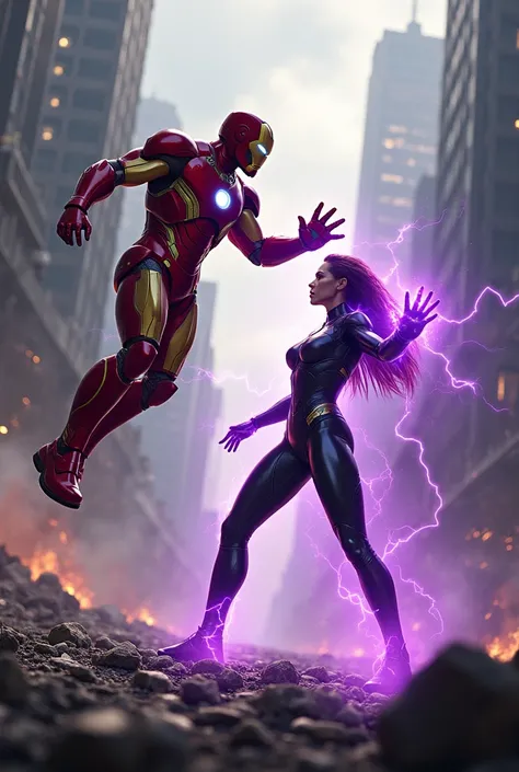 Vanda and Ironman fight 