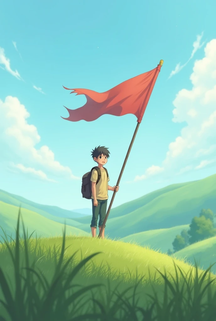 Quiet young adult anime successfully travels happily to the country that wants to fly the flag to South Korea 