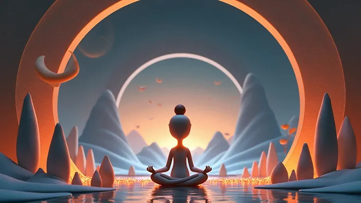 Animation for the meditation track 