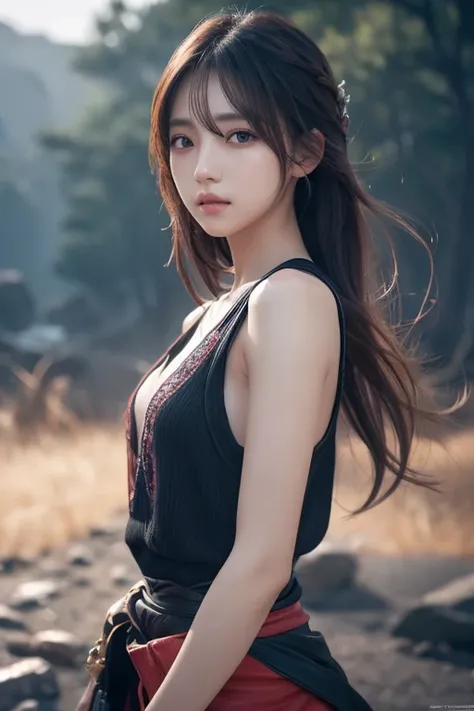 ( extremely detailed CG unity 8k wallpaper ),  Worlds Most Beautiful Artwork ,  1 girl ,  upper body, Kpop idol,