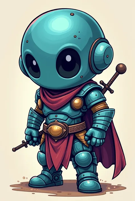 A digital art illustration of a isometric chibi-style Male character inspired by classic RPG games, A rogue mirror golem/wich a skin of is mirror , a smaller, more rounded body typical of chibi characters. The art should be detailed, colorful, and have a p...