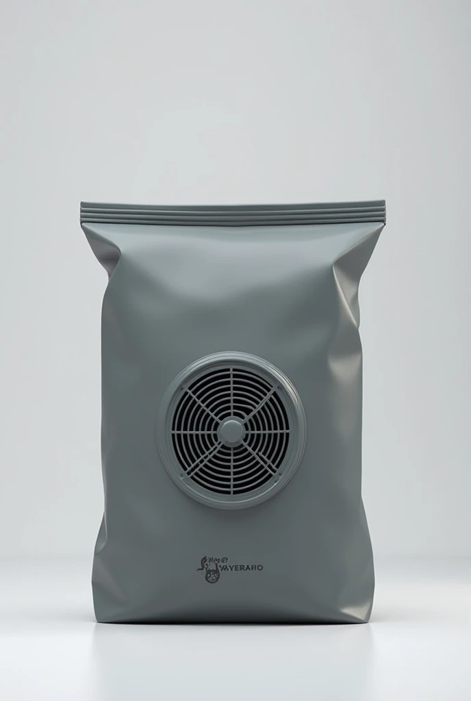 CREATE A PRODUCT LOGO IMAGE OF A SHOE BAG WITH A VENTILATED FAN IN THE MIDDLE OF THE BAG. THE NAME SHOE DRYER PRO IS SYMBOLIC.