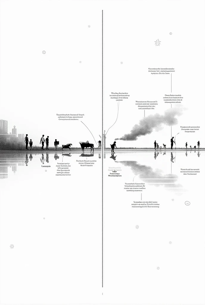 Timeline or side-by-side comparison of the events caused by misinformation in Pakistan with white background 