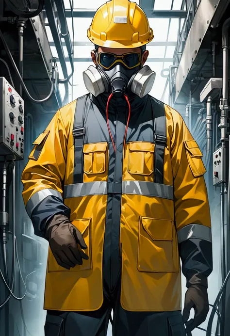 Aniamsi electrical crew wear complete industrial personal protective equipment