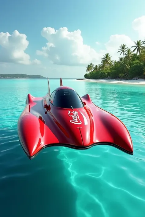 Coke jetcar in maldives 