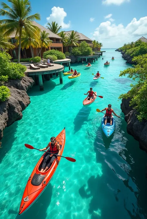 adventure activities in a resort in maldives