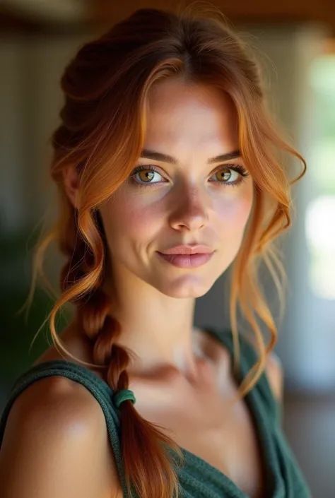 Woman
Age: forties 
Hair: Auburn, tied back in a loose braid.
	•	Eyes: Hazel, warm and nurturing.
	•	Height: 5’5”.
	•	Build: Petite and graceful.
	•	Clothing Style: Casual and comfortable, often in earthy tones.
