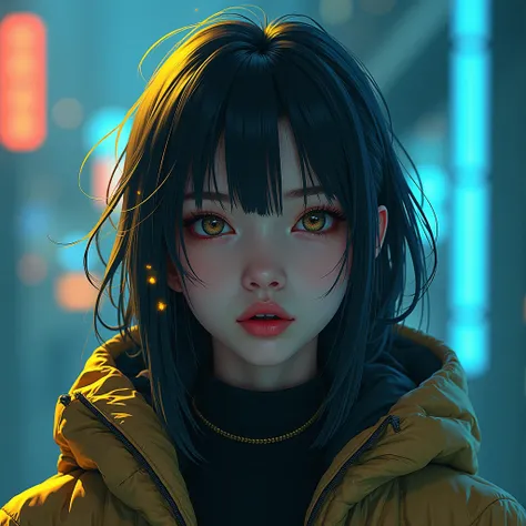 Promt Image Ai👇😊

A stunning, high-definition illustration of a cyberpunk-themed wlop artist, masterfully capturing the essence of shadows, sketches, and silhouettes. The painting comes alive with a blue-yellow-neon color palette, featuring smooth, well-bl...