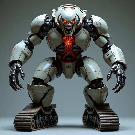 Full-body images, plastic models, kits of evil monsters, the lower half of a tank, caterpillar tracks, a frightening face, skin that glows with electricity, titanium alloy skeleton, organic internal organs. Armor made of reinforced glass, cyborg monsters, ...