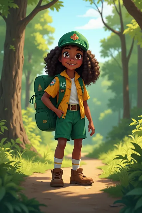 Kaysha ,  a  girl scout ,  is excited to take part in the first camping activity in the forest with her squad, Pigeon Squad .