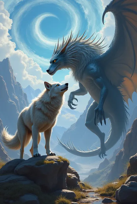 Wolf and dragon pic 