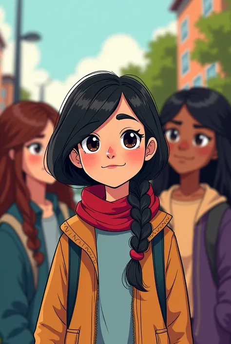 She (Arya, a transferee student who wear a scarf to cover her scar) had been the center of whispers and laughter from her classmates, among them a group of popular girls led by Bianca. “Why is she wearing that? Is she hiding something ugly?” Bianca scoffed...