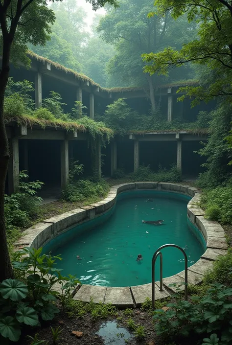 Abandoned pool