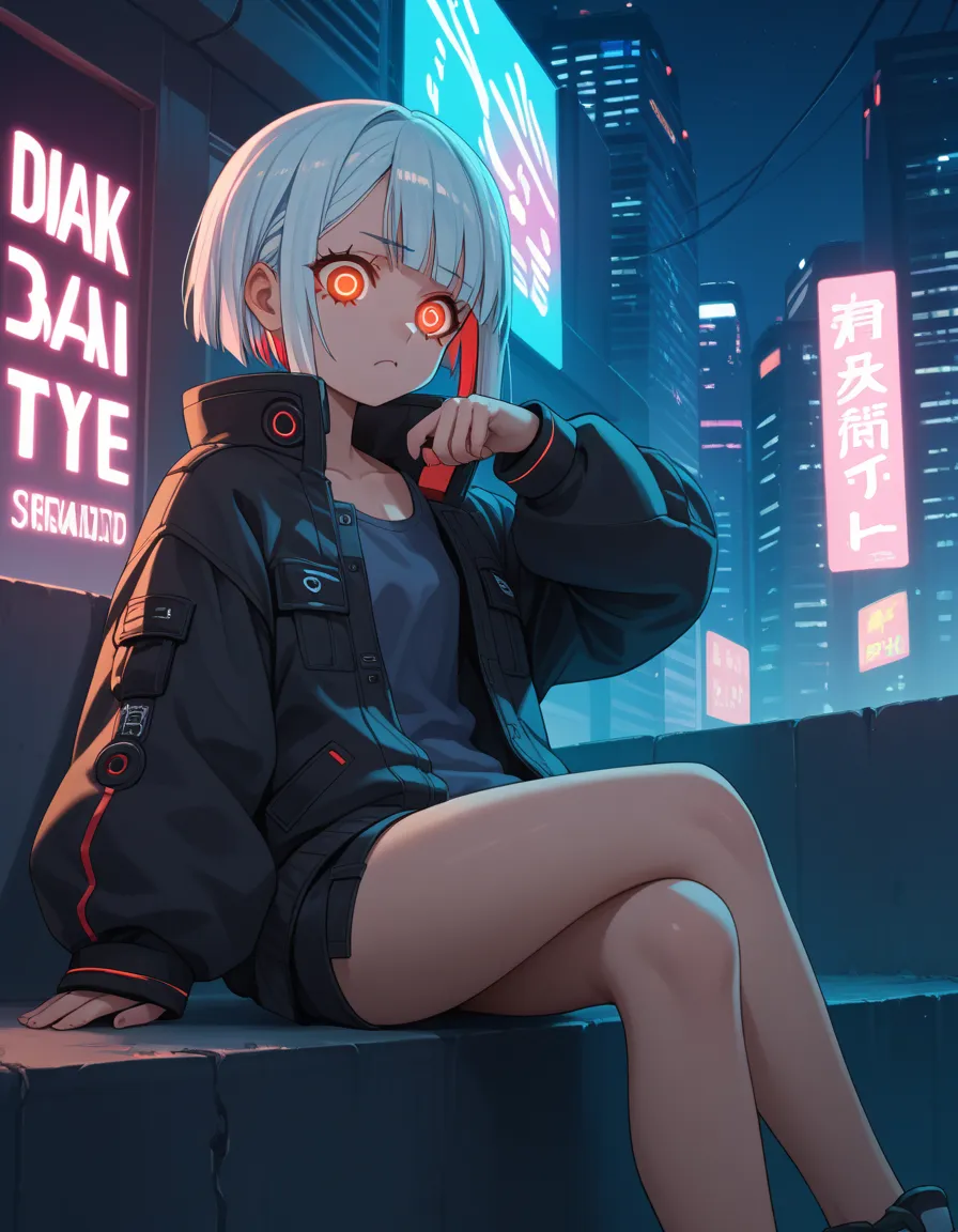 score_9, score_8_up, score_7_up, score_6_up, score_5_up, score_4_up, source_anime, break, 1girl, cyberpunk, city, night, neon li...