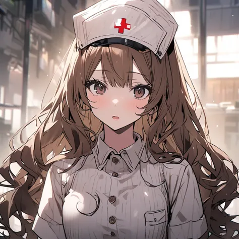 nurse、Brown Hair