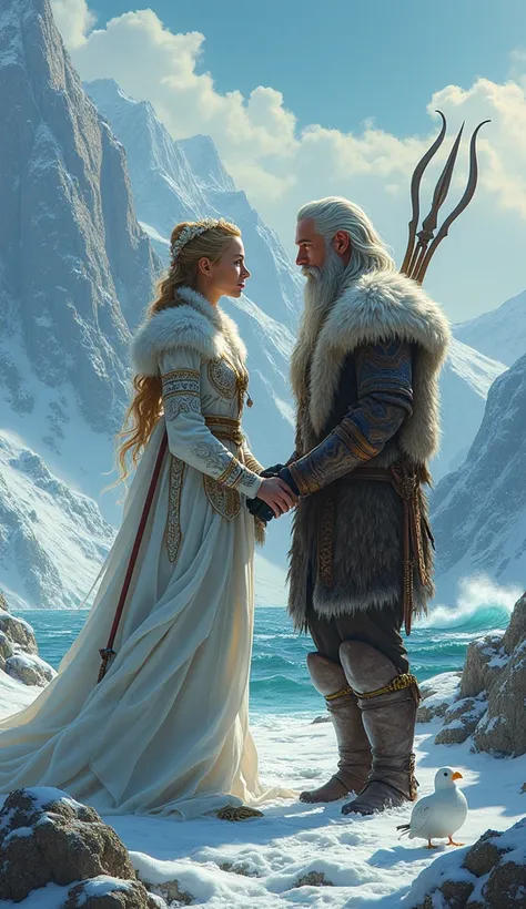 Skadi and Njord

Skadi, the goddess of winter and skiing, marries Njord, the sea god, in a union of opposites. Despite their differences—Skadi loves the mountains, while Njord loves the sea—their relationship highlights the beauty of compromise and mutual ...