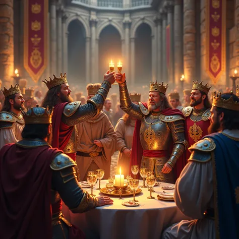 Crusaders and kings are celebrating