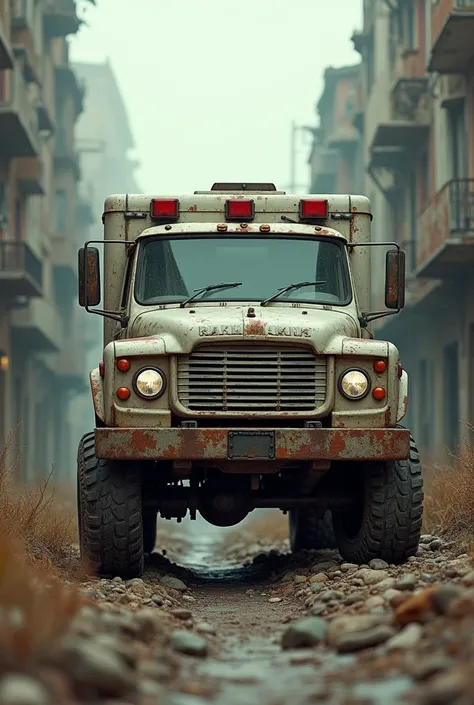 A post-apocalyptic ambulance 