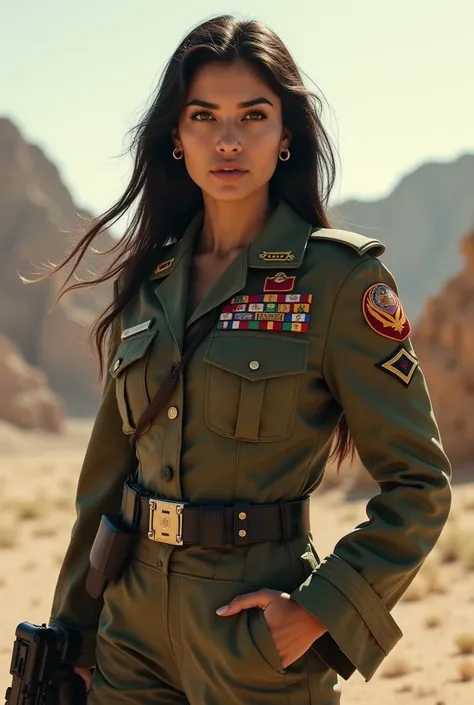 Sexy soldier iran girl