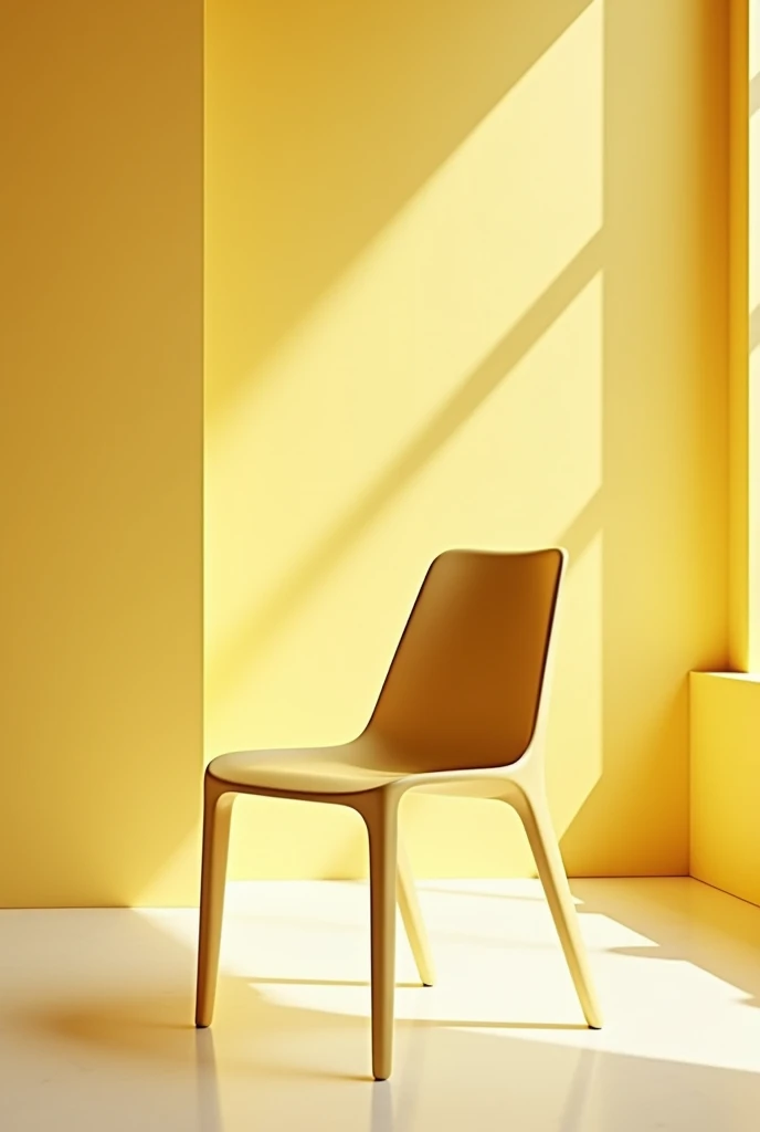 A restaurant single chair unique photo in light yellow room