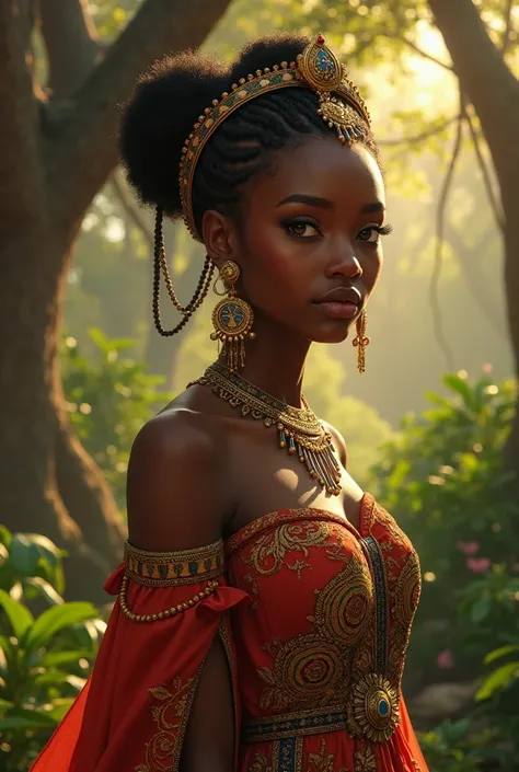 Une jeune princesse africaine 