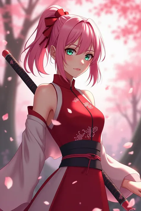 A picture of Sakura from Naruto 