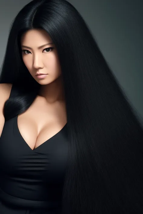 jet black hair,most very long hair,most very lion hair,most very wolf hair,most very frizzy hair,coarse hair,most very spread hairstyle,thick hair,fluffy hair,most very heavy weight hair,hair covering left eye,heavy looking hairstyle,most very voluminous h...