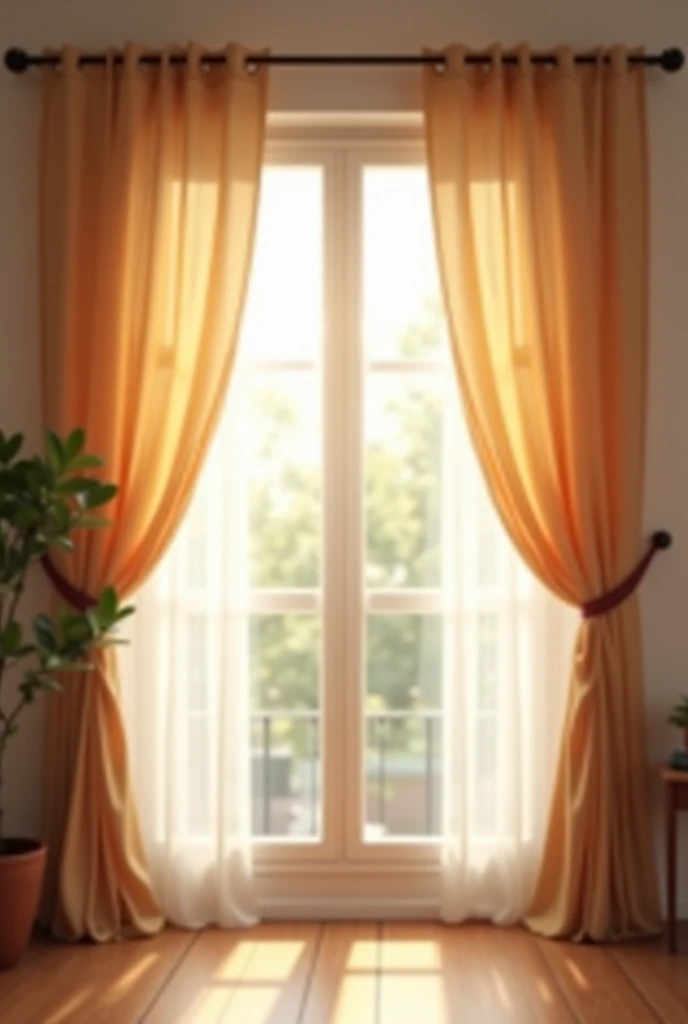 Home curtains window