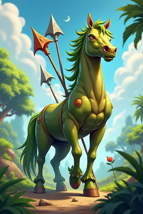 Fusion of horse with spear throwers pvz