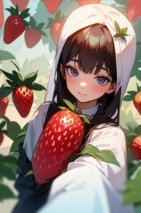 one strawberry 