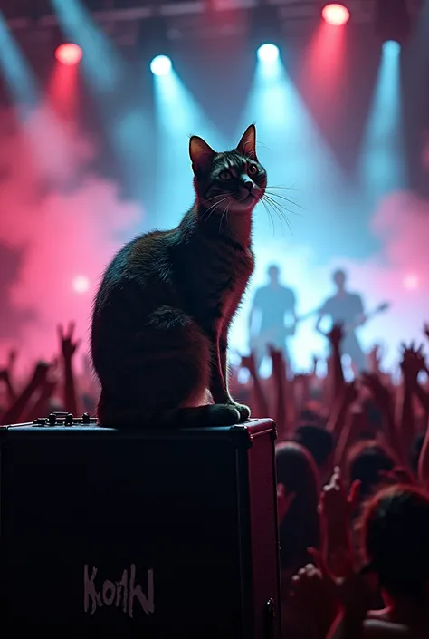 Cat on a korn concert