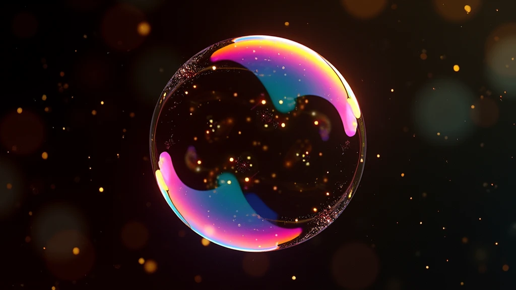  soap bubble 　Rainbow　 imaginary