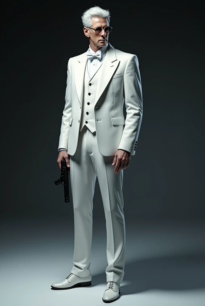  codename  :  Ice King
Gender  :  male
Age  :28 years old
Nationality  :  Soviet Union
Weapon  :  Mouser c96
Appearance  :  prominent face ,  transparent perm style ,  hair ,  and medium physique
costume  :  white tuxedo jacket white tuxedo vest white bow ...