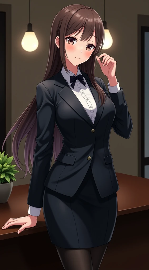 (nsfw:1.5),( loss of appetite at the reception center, slender body :1.4), ((masterpiece,   best quality, 8k,   RAW photo, Realistic,   Ultra High Definition)),   1 girl, (  the face of Japan :1.4), 2, Big smile:1.5,    perfect cute face at the reception c...