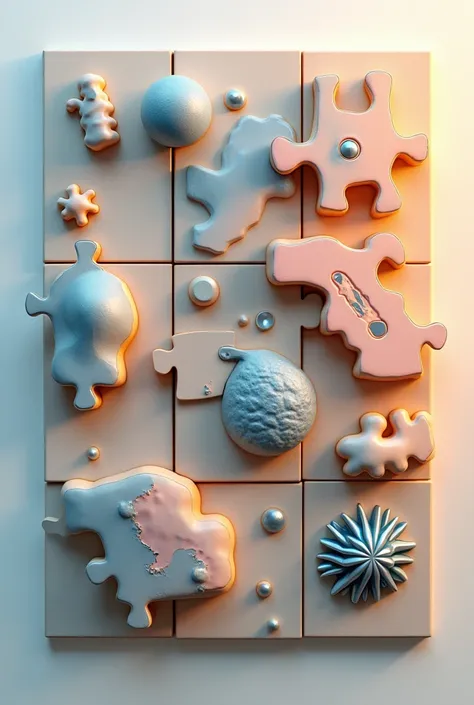 Create a 3D Puzzle image 