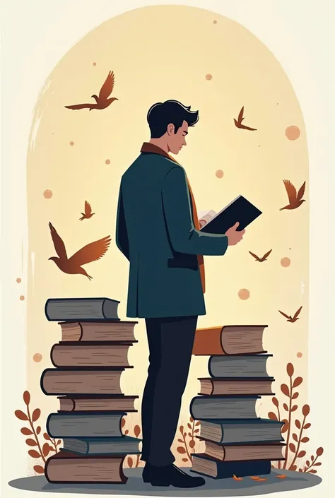 we need a very attractive icon type picture  for YouTube channel regarding read the books on it
