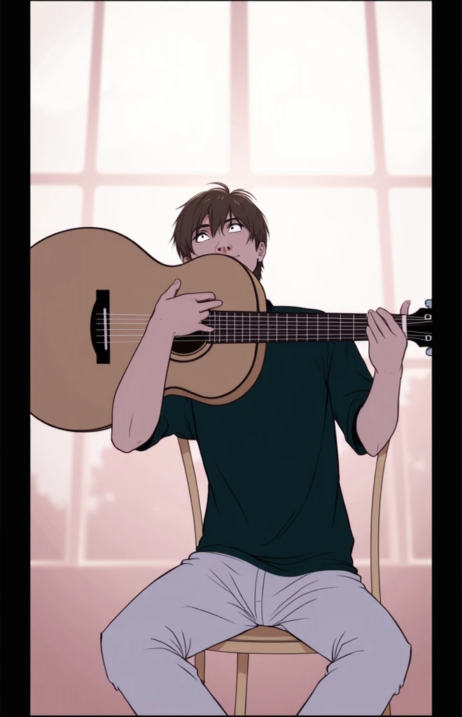 Picture playing the guitar 