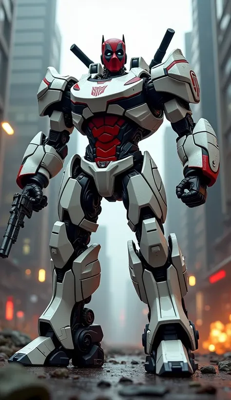 Deadpool hybrid white Transformers 