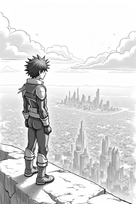 My hero Academia sketch looking at Asia from the front 