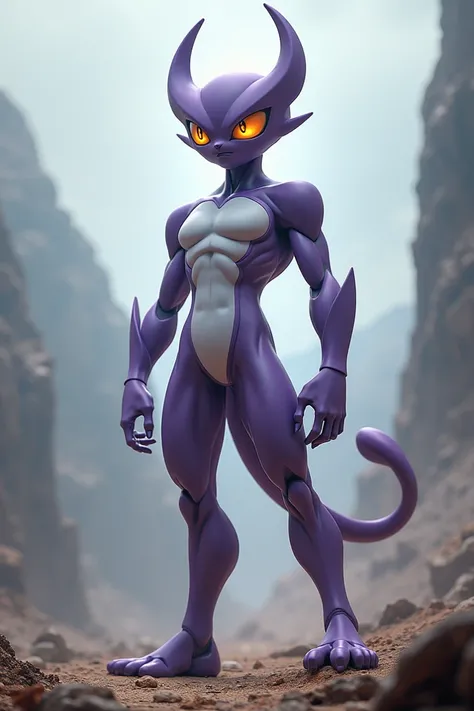 Make a fusion of the characters Mewtwo and Freeza