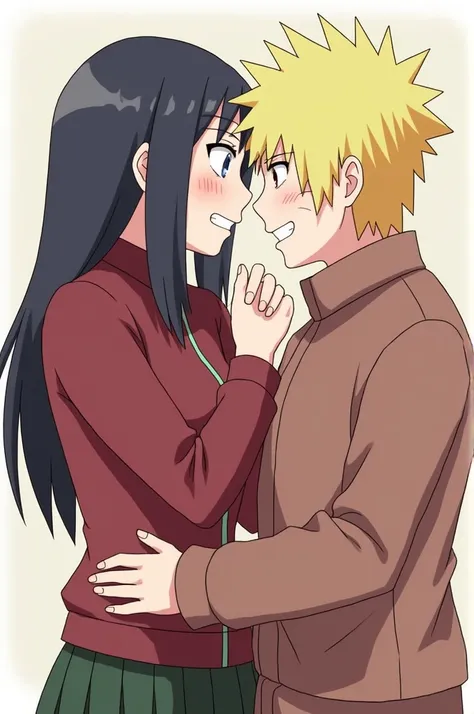 Hinata and Naruto are having sexual intercourse