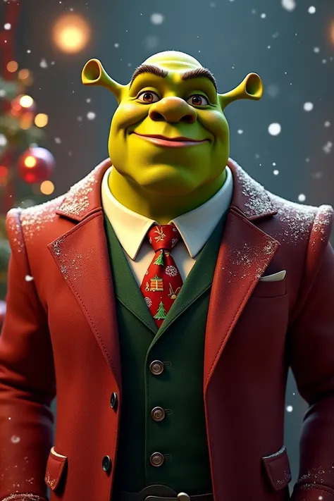 Shrek handsome Christmas dress