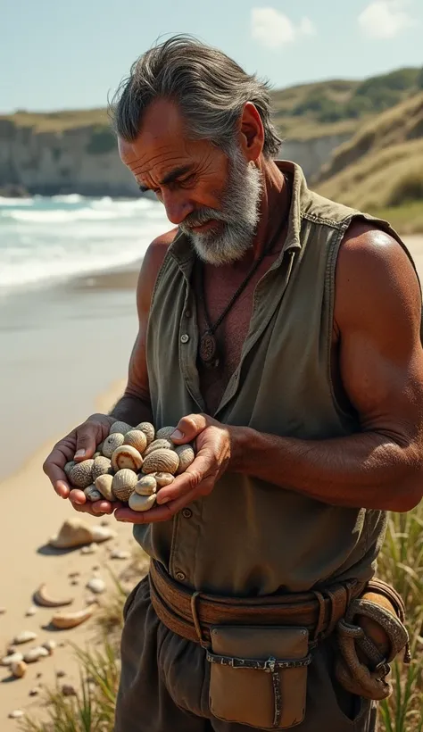 Mateo, A fisherman, I always found common shells on the beach. 