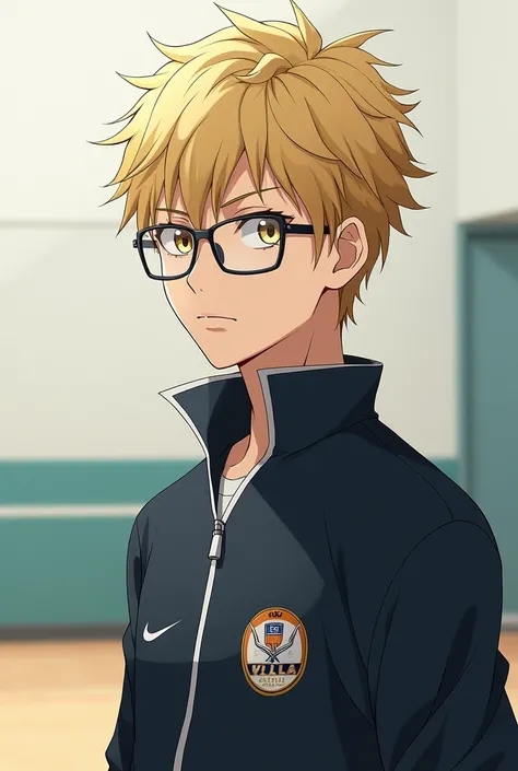 Tsukishima Kei ,  from the anime Haikyuu! 